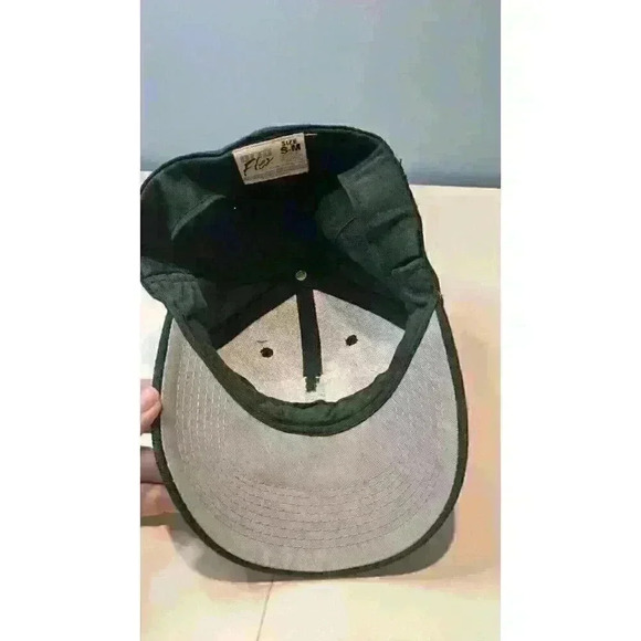 Wayland Wildcats Green Small Medium Fitted Hat - Picture 4 of 11